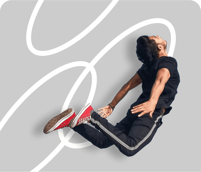 Фон со спортсменом